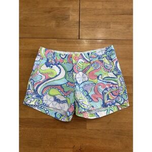 Lilly Pulitzer The Callahan Short Size 2 Floral 5' Inseam